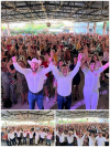 Paco, Yessica y Juan… ¡con madres!... reúnen dos mil 500 almas