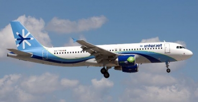 Dos borrachos en vuelo PV-CD de México de Interjet escandalizaron a pasajeros