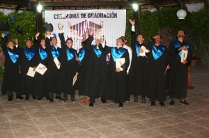 Se reciben como licenciados en Educación Física tres elementos de Seguridad Ciudadana