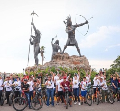 Gran participación en la primer Rodada Nacional por la Paz en Bahía de Banderas
