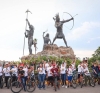 Gran participación en la primer Rodada Nacional por la Paz en Bahía de Banderas