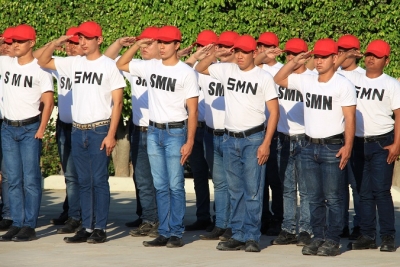 Jóvenes soldados inician su Servicio Militar Nacional en la 41 Zona