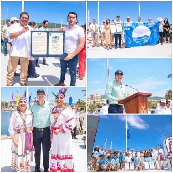 Bahía de Banderas, referente nacional en playas limpias: recibe distinción Blue Flag 2025