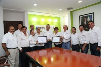 Recibe Seapal el 26° Certificado a la Calidad del Agua