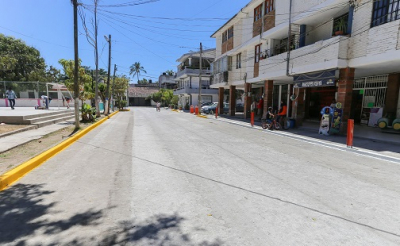 Reciben vecinos de Aramara espacios públicos y vialidades rehabilitadas