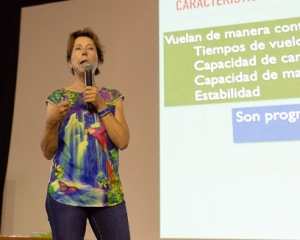 Investigadora de la UNAM presenta ventajas del uso de drones en la ciencia