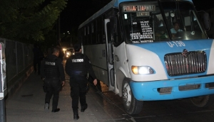 Implementan operativos de vigilancia en el transporte urbano