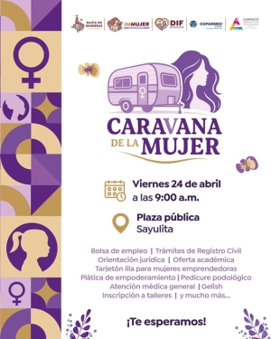 La Caravana de la Mujer llega este viernes a Sayulita