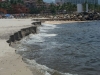 Avanza el mar en la playa del Holly; se come otra parte del terreno