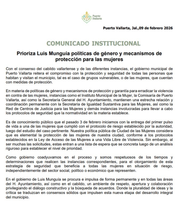 Prioriza Luis Munguía políticas de género y mecanismos de protección para las mujeres