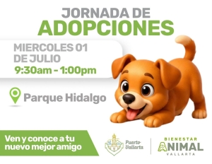 Invita Bienestar Animal a jornada de adopción en el Parque Hidalgo