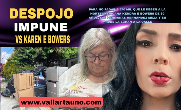 Para no pagar un préstamo de $ 570 mil, vallartenses ingratas despojan y echan a la calle a una norteamericana de 80 años