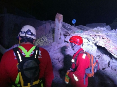 Grupo USAR Vallarta participa en labores de rescate en Morelos