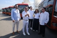 Consolida Gobierno de Jalisco modelo de transporte público en Puerto Vallarta con entrega de 31 unidades