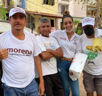 Colonia Emiliano Zapata respalda a Yussara Canales