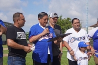 Celebra Profe Michel encuentro deportivo Charros Vs Tomateros