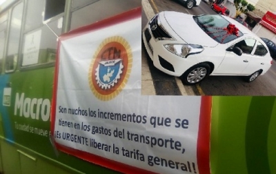 Transportistas de la CTM exigirán hoy liberación de tarifas