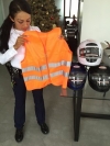 Veloz dona cascos