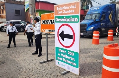 Cambios a la circulación por la obra del nodo vial de Las Juntas