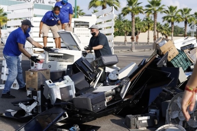 Se recabaron 8 toneladas de desechos electrónicos que ya no contaminarán en Bahía