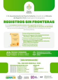 Llega “Registro sin Fronteras” a Vallarta con servicios de registro civil al alcance de todos