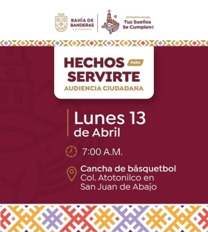 La Audiencia Ciudadana llegará a San Juan de Abajo