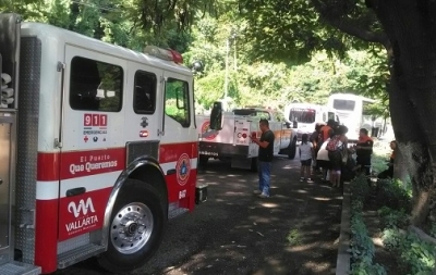 Connato de incendio en un autobús que llevaba turistas al “tequila tour”