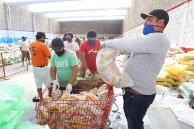 Garantizadas 30 mil despensas más en apoyo a familias: Dávalos