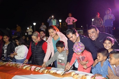 Parten la rosca de Reyes en Cabo Corrientes