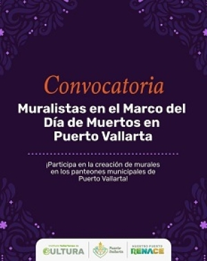 Convocan a muralistas para llenar de vida y color los panteones de Puerto Vallarta