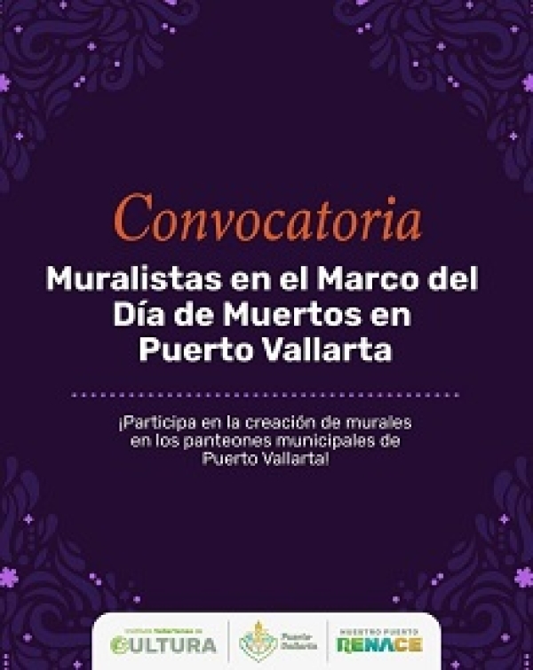 Convocan a muralistas para llenar de vida y color los panteones de Puerto Vallarta