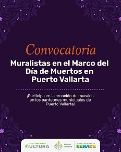 Convocan a muralistas para llenar de vida y color los panteones de Puerto Vallarta