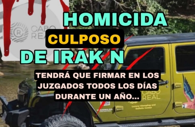 Homicida culposo del joven Irak seguirá proceso en libertad, pero tendrá que acudir a firmar todos los días durante un año