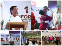 Se ve la transformación en Puerto Vallarta, asegura el profe Michel en su 1er Informe