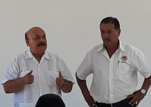 Se reúne el candidato Dr. Heriberto Sánchez con los integrantes del sindicato de choferes de la CTM