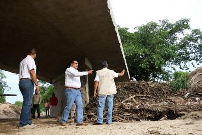 Casi listo el puente vehicular de El Cantón