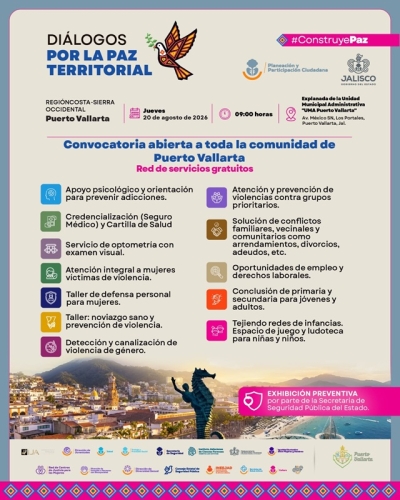 Puerto Vallarta será sede de los Diálogos por la Paz Territorial