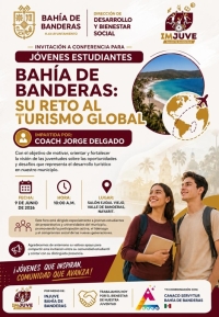 Convocan a estudiantes a conferencia sobre turismo global en Bahía de Banderas