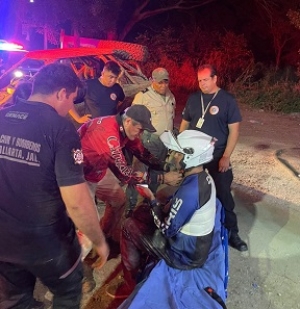 Gran susto se llevaron turistas de San Luis Potosí; se fueron al voladero con un Razer 1000 XP y vivieron para contarla
