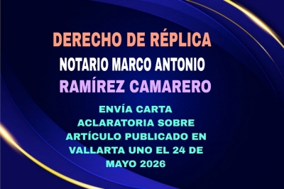 Notario ejerce su derecho de réplica