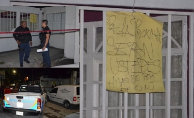 Arrojan artefacto explosivo y dejan cartulina amenazante en casa de Villas del Puerto