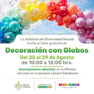 ¡A inflar la creatividad! Taller gratuito de decoración de globos