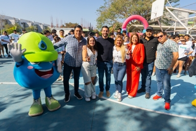 Niñas, niños y jóvenes se suman a los festejos del Día Mundial del Agua