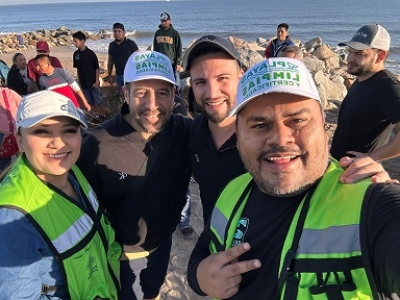 Exitosa la limpieza de playa de Boca Negra en Marina Vallarta