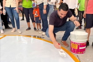 Recorre Munguía con Ruta del Bien las colonias Loma Bonita y La Floresta