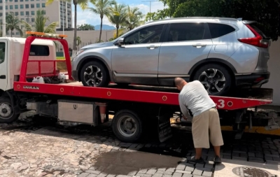Localizan CRV-Honda en Marina Vallarta; tiene reporte de robo en Nayarit en el 2023