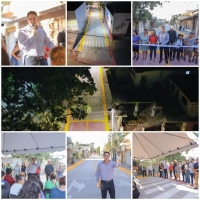 Héctor Santana inauguró la calle Leopoldo Saldaña en Bucerías