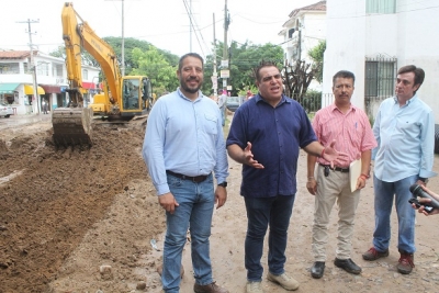 Avanzan obras de Av. Las Torres y calles España y Palm Spring