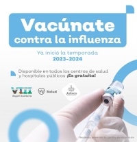 ¡La Campaña de Vacunación contra la Influenza 2023-2024 continúa en marcha!