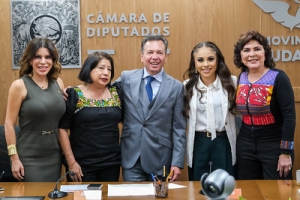 Gestiona Pablo Lemus Navarro, en San Lázaro, recursos para proyectos prioritarios de mejoramiento de carreteras, agua y seguridad